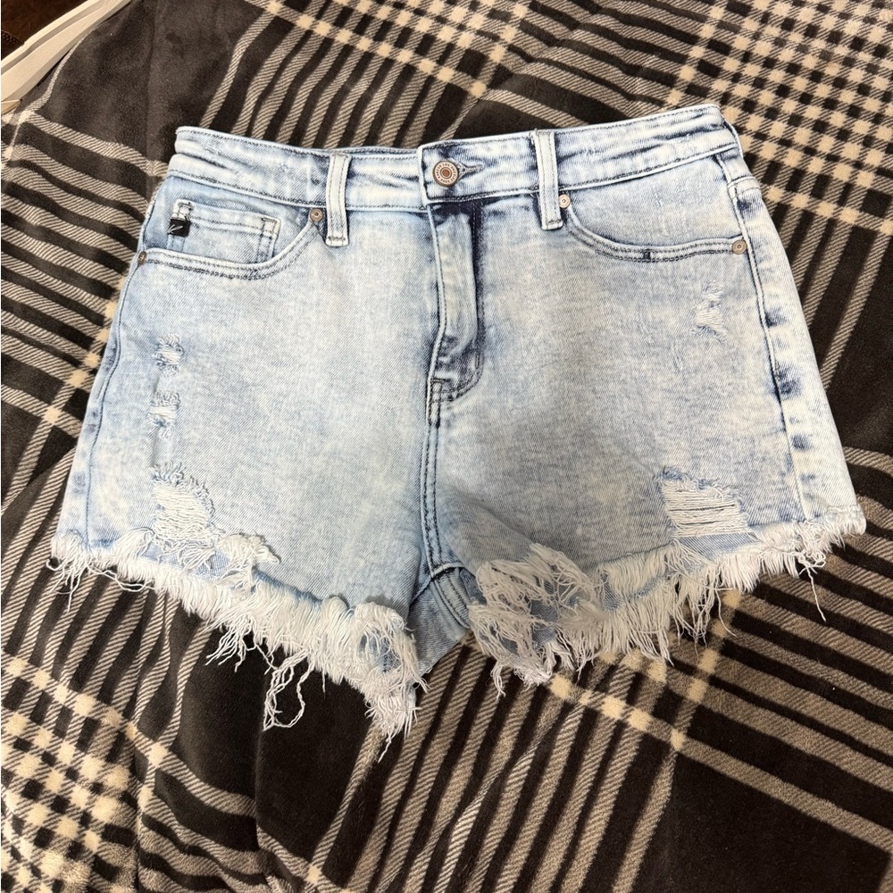 Kancan Frayed Hem Women's Shorts